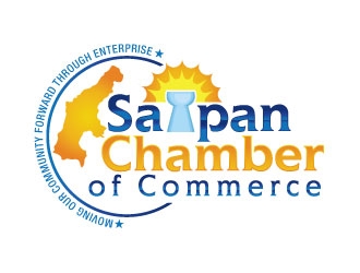 Saipan Chamber of Commerce logo design by invento
