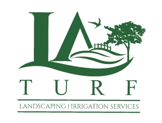 L A Turf logo design by Upoops
