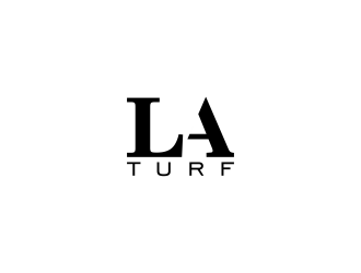 L A Turf logo design by semar