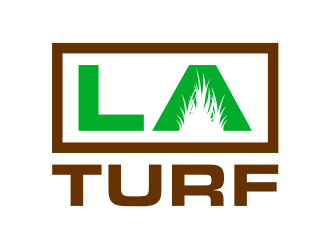 L A Turf logo design by cintoko