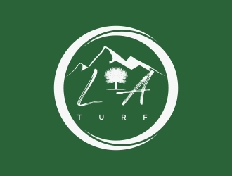L A Turf logo design by berkahnenen