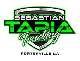 Sebastian Tapia Trucking logo design by daywalker
