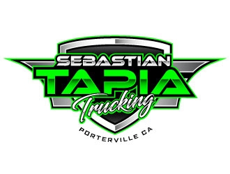 Sebastian Tapia Trucking logo design by daywalker
