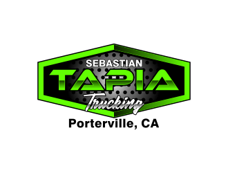Sebastian Tapia Trucking logo design by Kruger