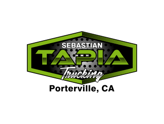 Sebastian Tapia Trucking logo design by Kruger