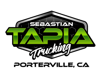 Sebastian Tapia Trucking logo design by kunejo