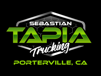 Sebastian Tapia Trucking logo design by kunejo