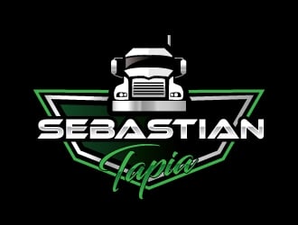 Sebastian Tapia Trucking logo design by zakdesign700
