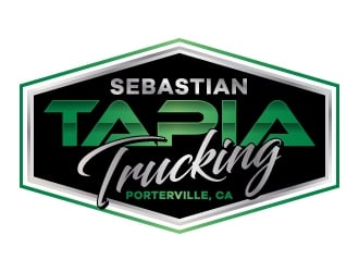 Sebastian Tapia Trucking logo design by LogOExperT