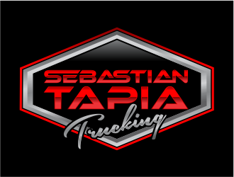 Sebastian Tapia Trucking logo design by up2date
