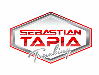 Sebastian Tapia Trucking logo design by up2date