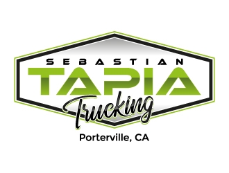 Sebastian Tapia Trucking logo design by MUSANG