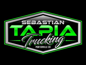 Sebastian Tapia Trucking logo design by jaize