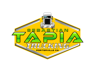 Sebastian Tapia Trucking logo design by Dhieko