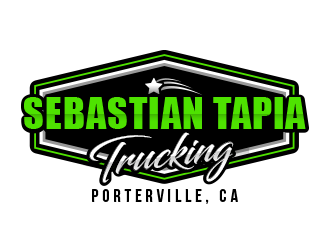 Sebastian Tapia Trucking logo design by BeDesign