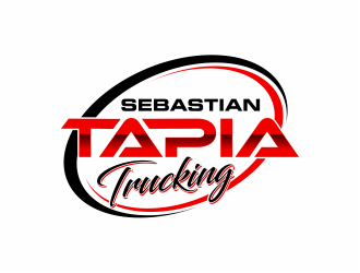 Sebastian Tapia Trucking logo design by mutafailan