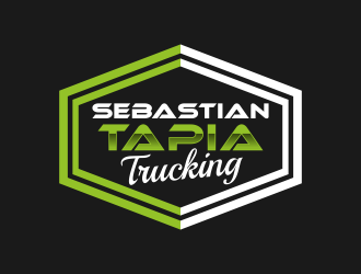 Sebastian Tapia Trucking logo design by graphicstar