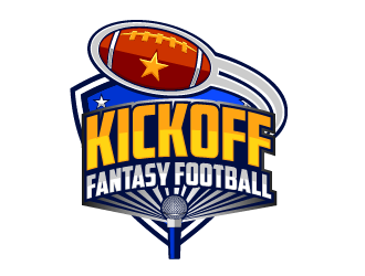 Kick Off Fantasy Football logo design by Ultimatum