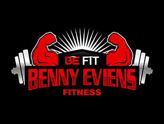 Benny Eviens Fitness  logo design by enzidesign