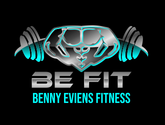 Benny Eviens Fitness  logo design by serprimero
