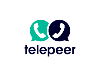 Telepeer logo design by JessicaLopes
