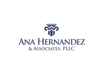Ana Hernandez & Associates, PLLC logo design by YONK