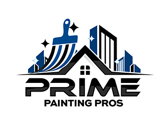 Prime Painting Pros logo design by enzidesign