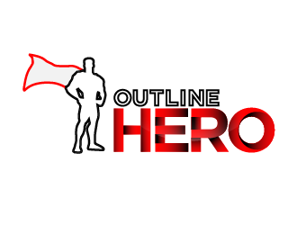 Outline Hero logo design by AnuragYadav