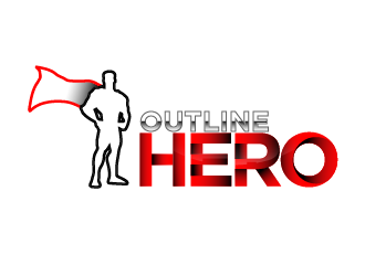 Outline Hero logo design by AnuragYadav