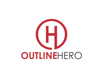 Outline Hero logo design by perf8symmetry