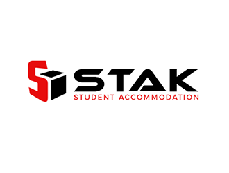 STAK Student Accommodation logo design by Optimus