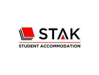 STAK Student Accommodation logo design by santrie