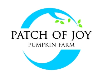Patch of Joy Pumpkin Farm logo design by jetzu