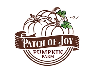 Patch of Joy Pumpkin Farm logo design by ingepro