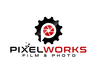 PixelWorks Film & Photo logo design by nexgen