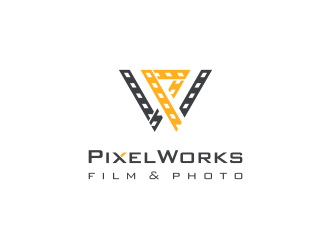 PixelWorks Film & Photo logo design by Susanti