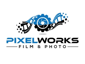 PixelWorks Film & Photo logo design by logoguy