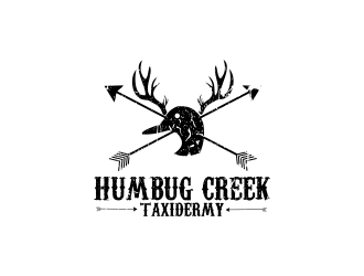 Humbug Creek Taxidermy logo design by Greenlight