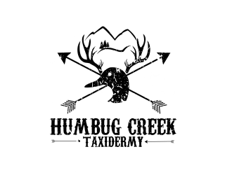 Humbug Creek Taxidermy logo design by Greenlight
