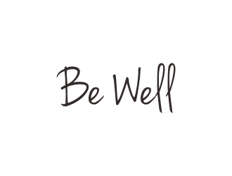 Be Well  logo design by p0peye