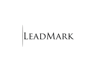 LeadMark logo design by Diancox