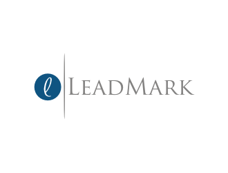 LeadMark logo design by Diancox