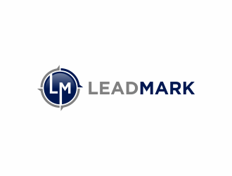 LeadMark logo design by goblin