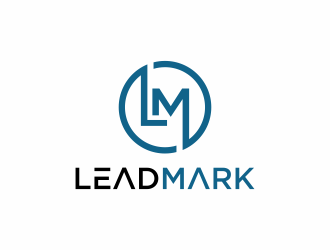 LeadMark logo design by hopee