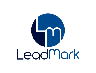 LeadMark logo design by UNIQUE