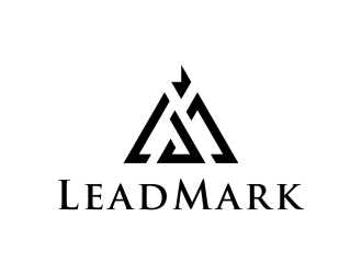 LeadMark logo design by AisRafa