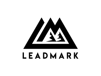 LeadMark logo design by AisRafa