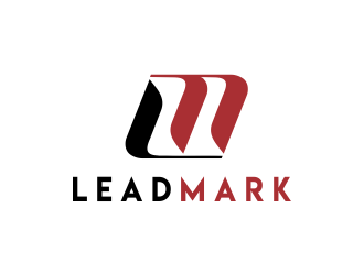 LeadMark logo design by AisRafa