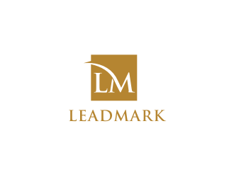 LeadMark logo design by Barkah