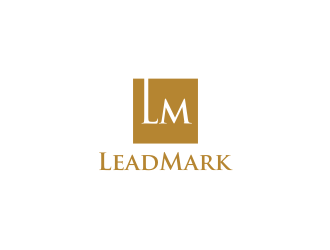 LeadMark logo design by Barkah